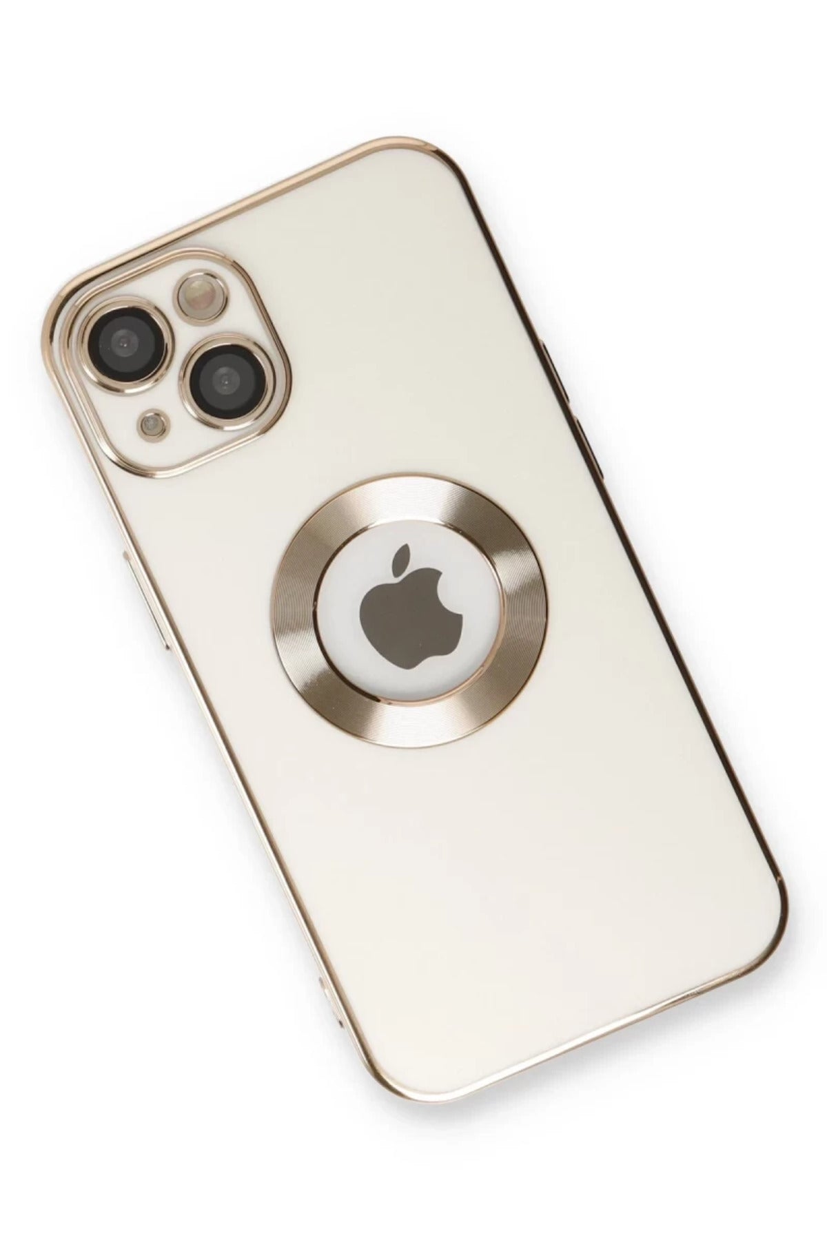 Apple iPhone 14 Plus Uyumlu Kılıf Store Silikon - Beyaz
