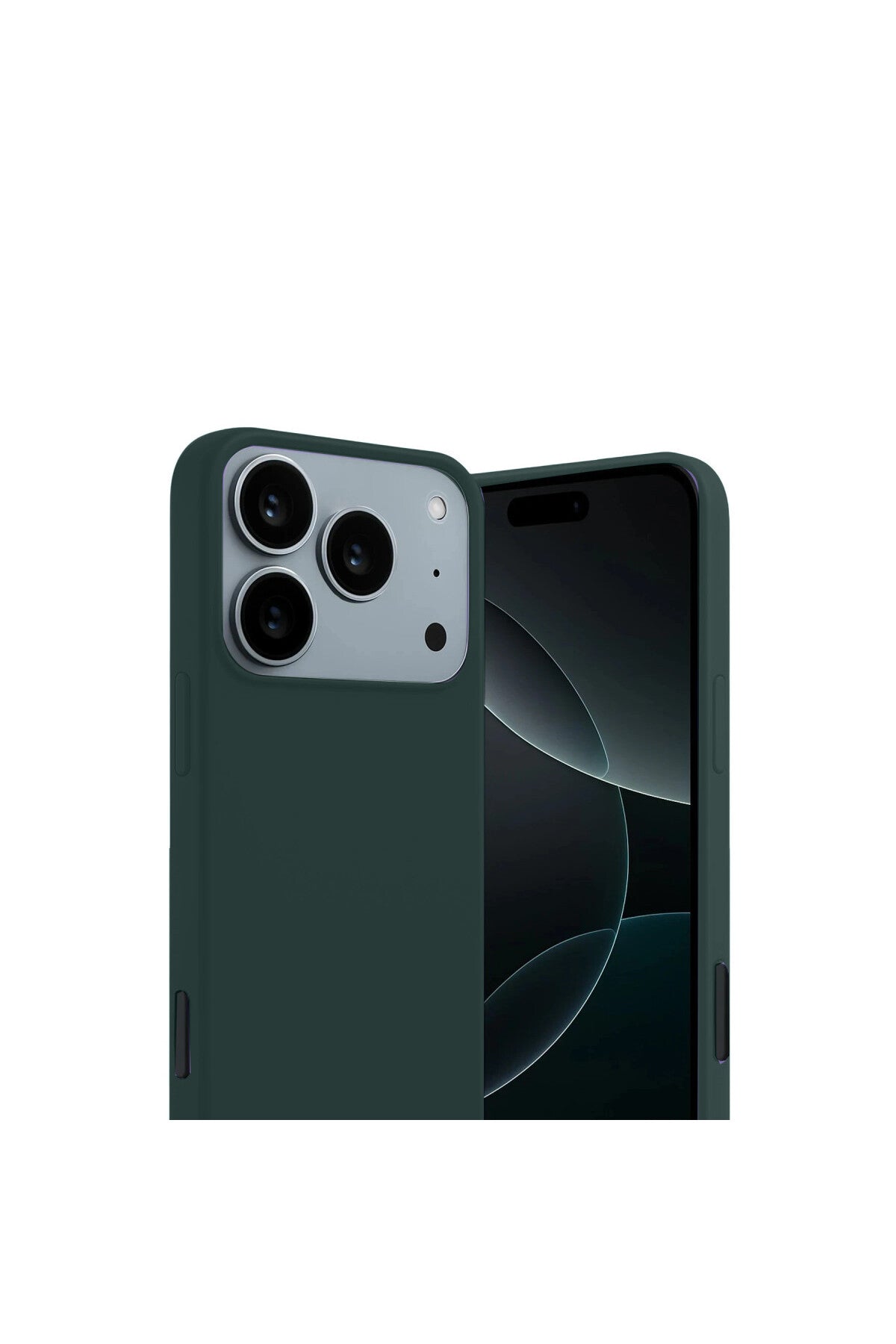 Apple iPhone 17 Pro Uyumlu First Silikon - Koyu Yeşil