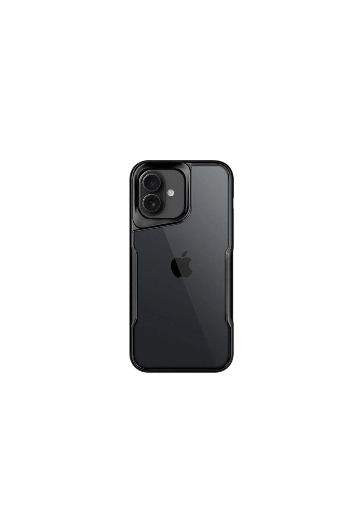 Apple iPhone 16 Plus Uyumlu Kılıf Boyi Silikon Kapak - Siyah