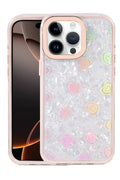 Apple iPhone 14 Pro Max Uyumlu Lumi Desenli Kapak - Pembe
