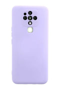 Tecno Camon 16 Uyumlu Kılıf Nano içi Kadife Silikon - Lila