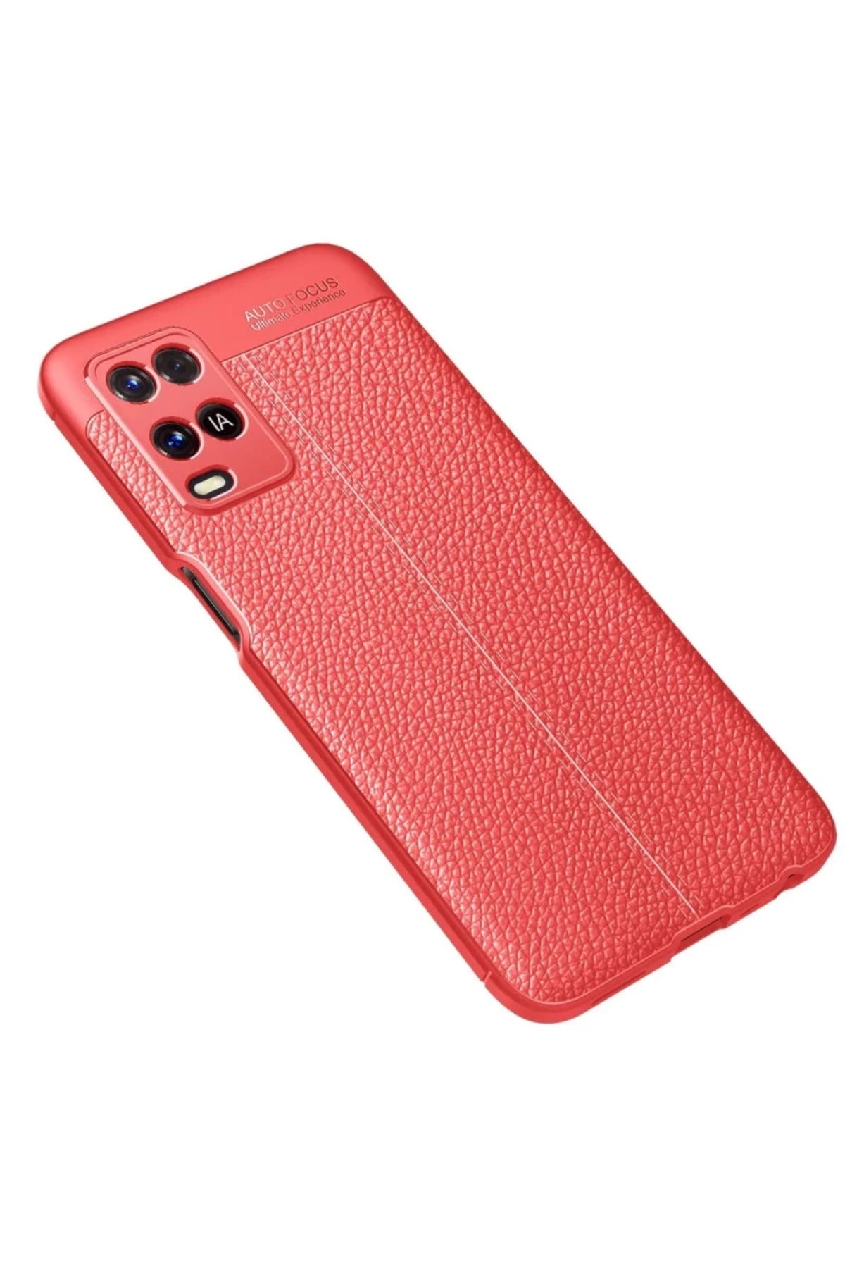 Oppo A54 4G Uyumlu Kılıf Auto Focus Kapak - Kırmızı