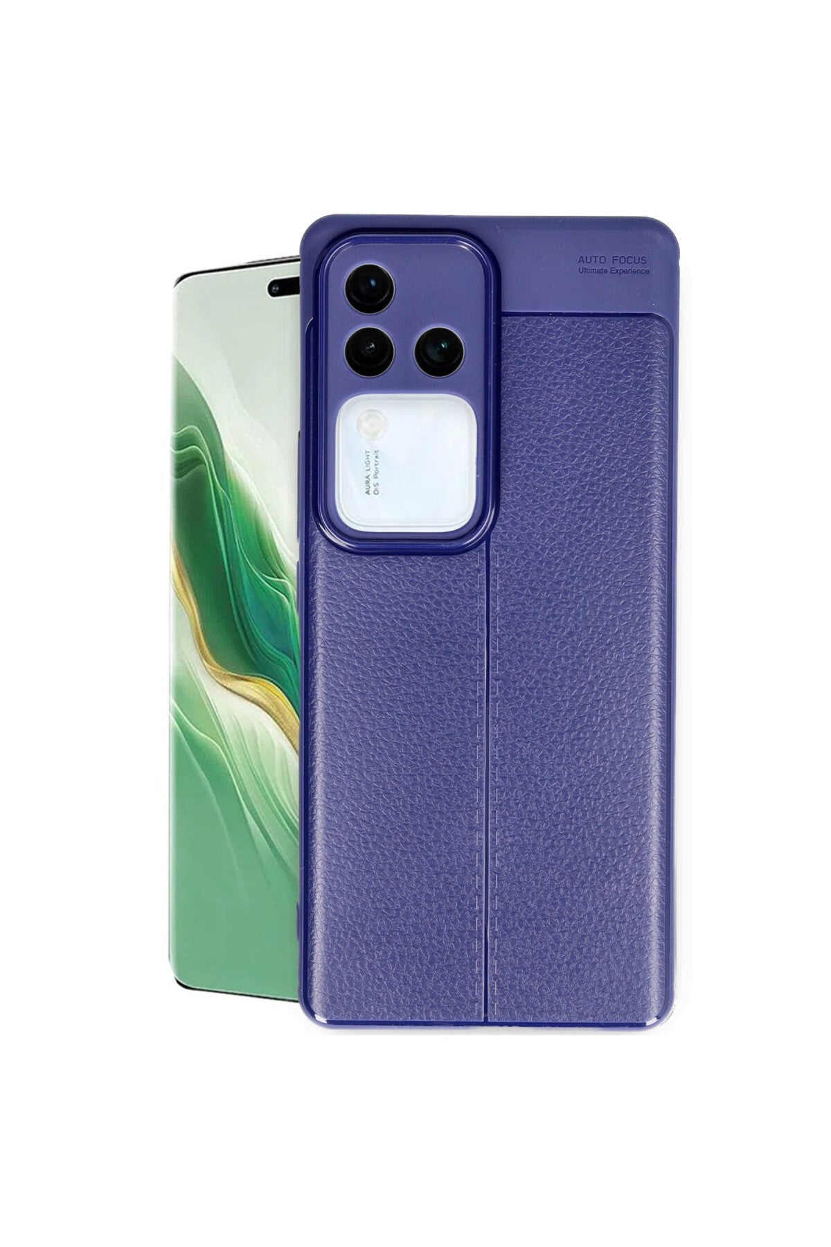Vivo V30 5G Uyumlu Kılıf Auto Focus Kapak - Lacivert