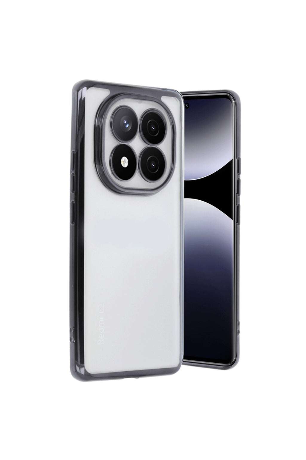 Xiaomi Redmi Note 14 Pro 5G Uyumlu Kılıf Lensli Silikon - Siyah