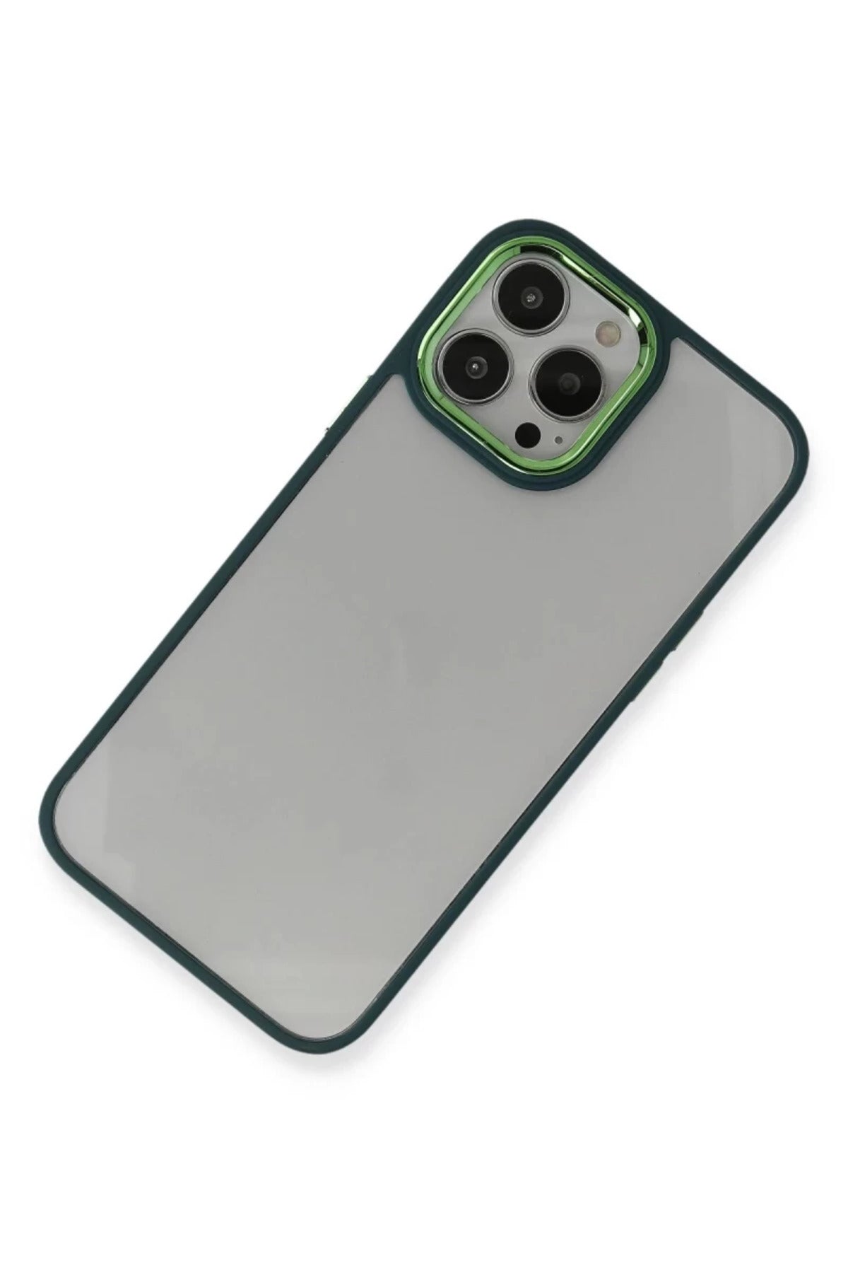 Apple iPhone 14 Pro Uyumlu Kılıf Dora Kapak - Haki Yeşil