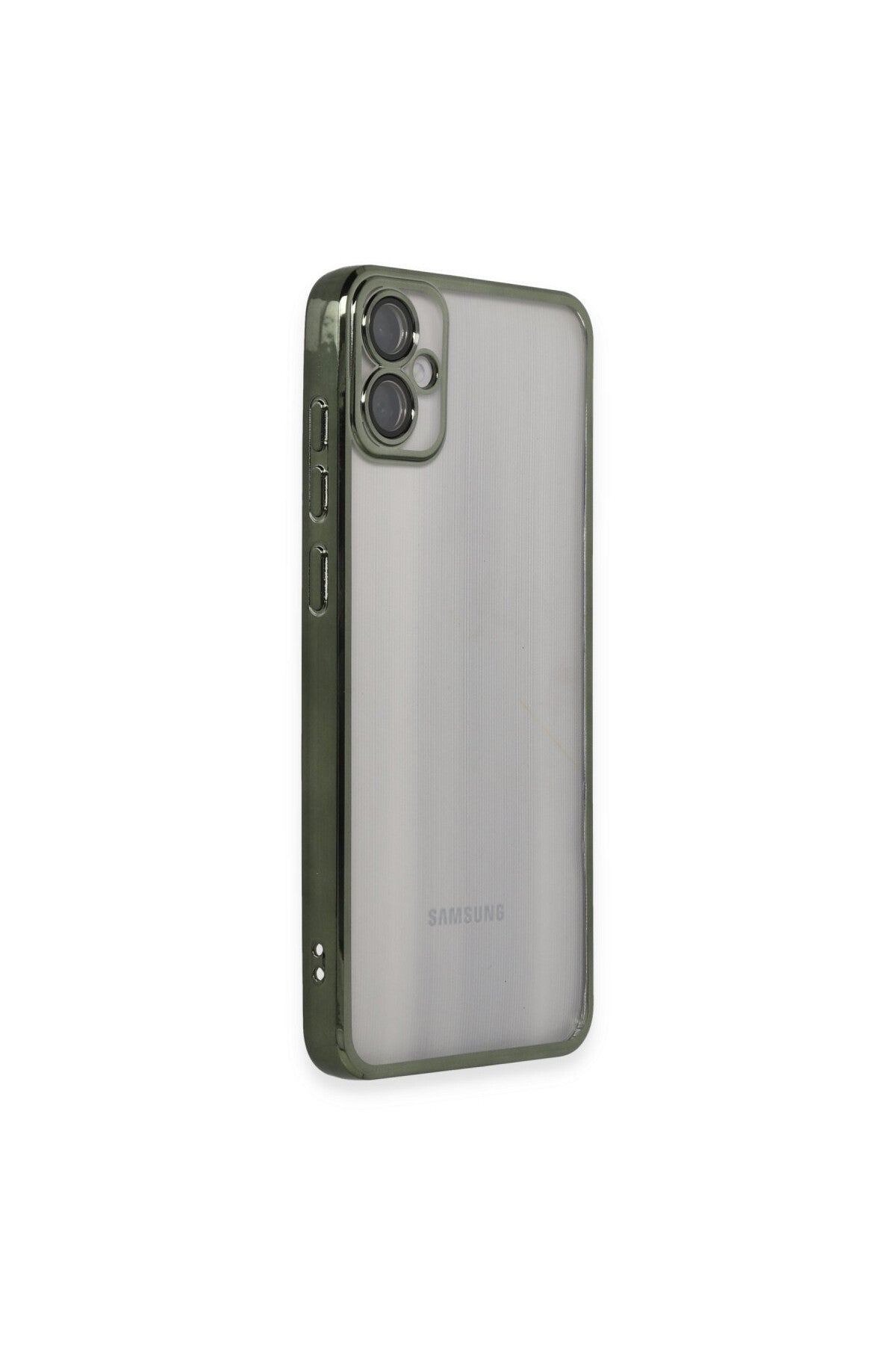 Samsung Galaxy A05 Uyumlu Kılıf Lensli Silikon - Yeşil