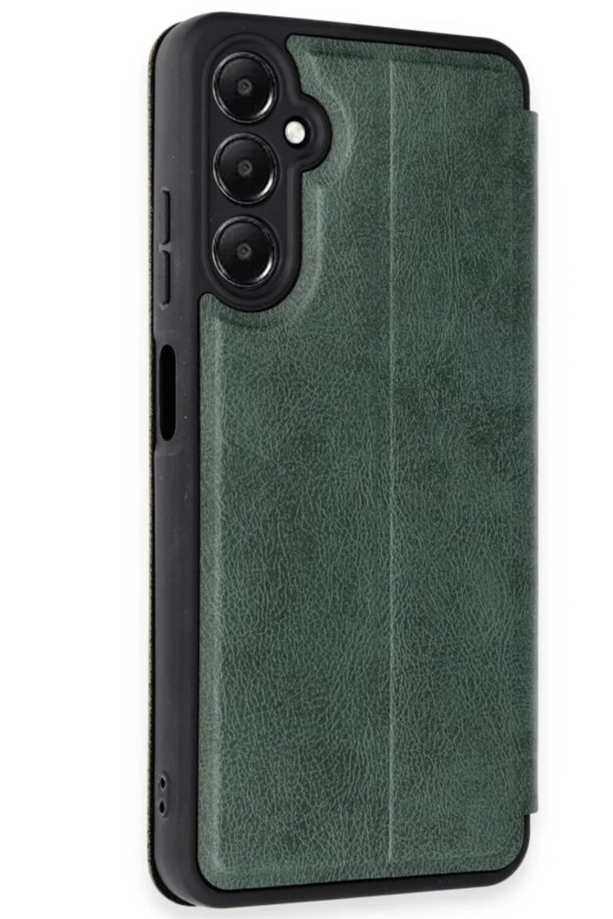 Samsung Galaxy A35 5G Uyumlu Kılıf Flip Cover - Koyu Yeşil