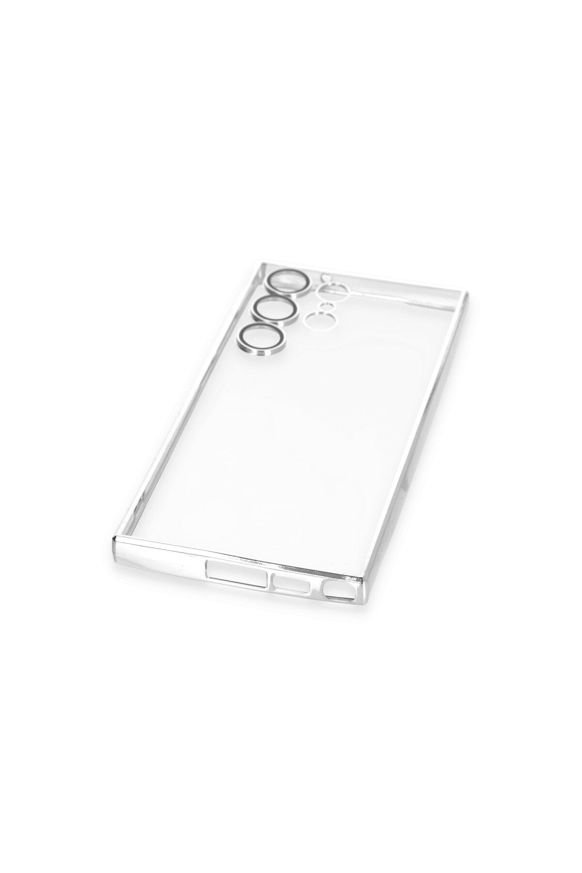 Samsung Galaxy S24 Ultra Uyumlu Kılıf Lensli Silikon - Mor