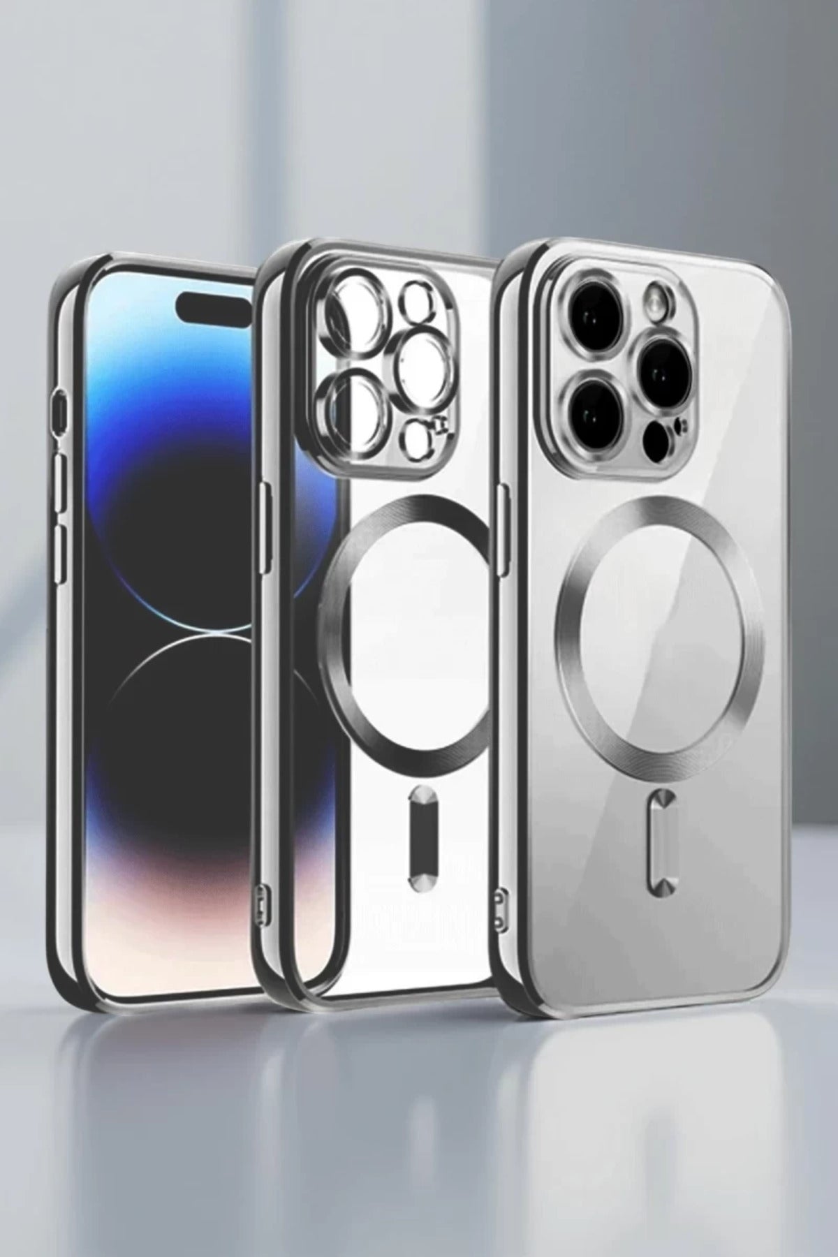 Apple iPhone 14 Pro Uyumlu Kılıf Kross Magneticsafe Kapak - Mor