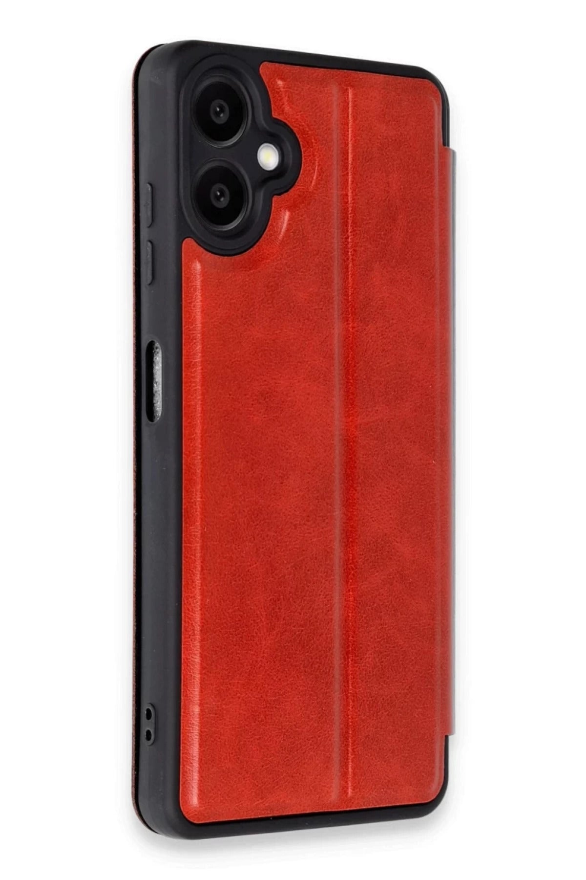 Samsung Galaxy A06 Uyumlu Kılıf Flip Cover - Kırmızı