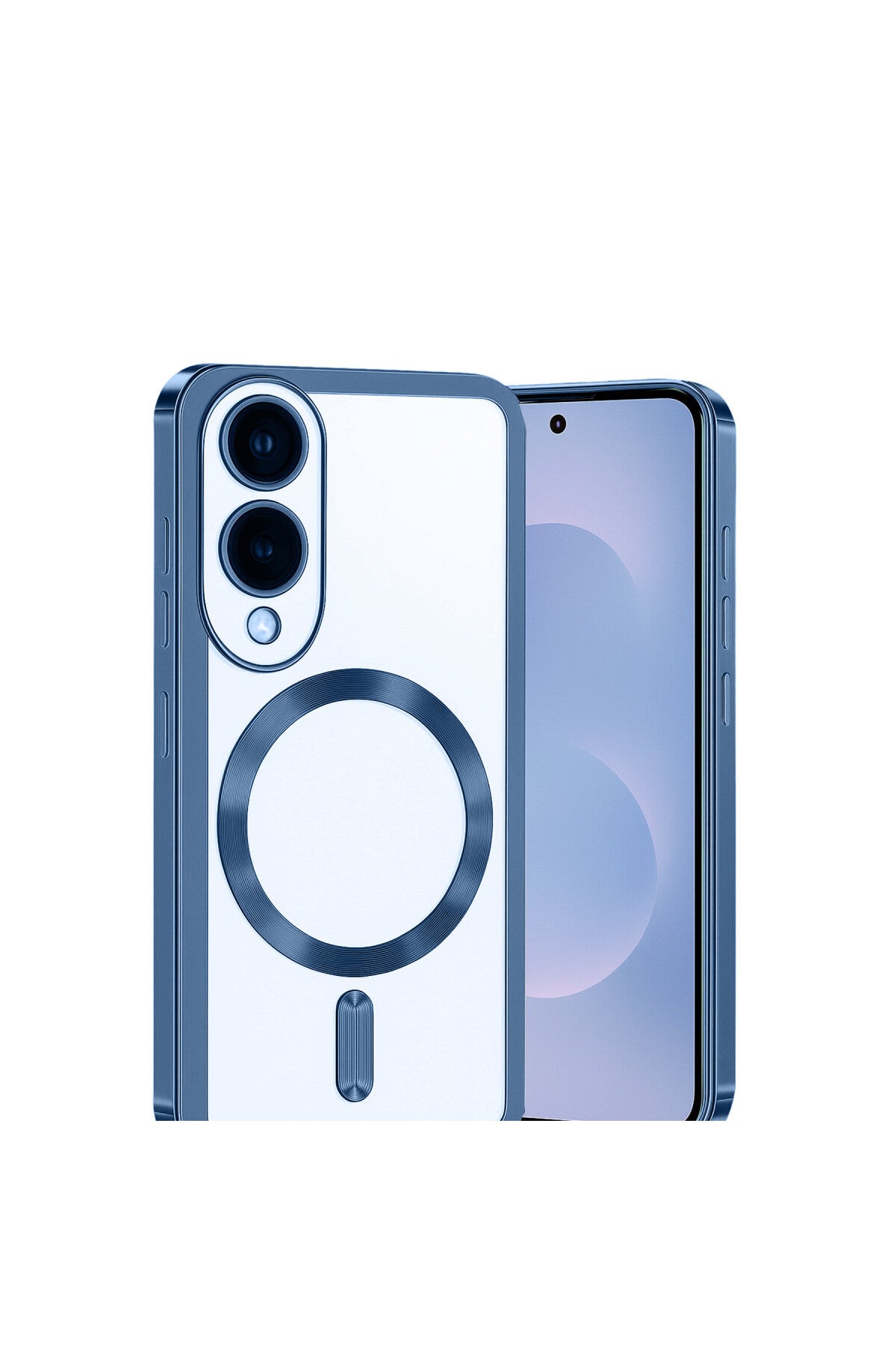 Samsung Galaxy S25 Uyumlu Edge Kross Magneticsafe Kapak - Sierra Blue