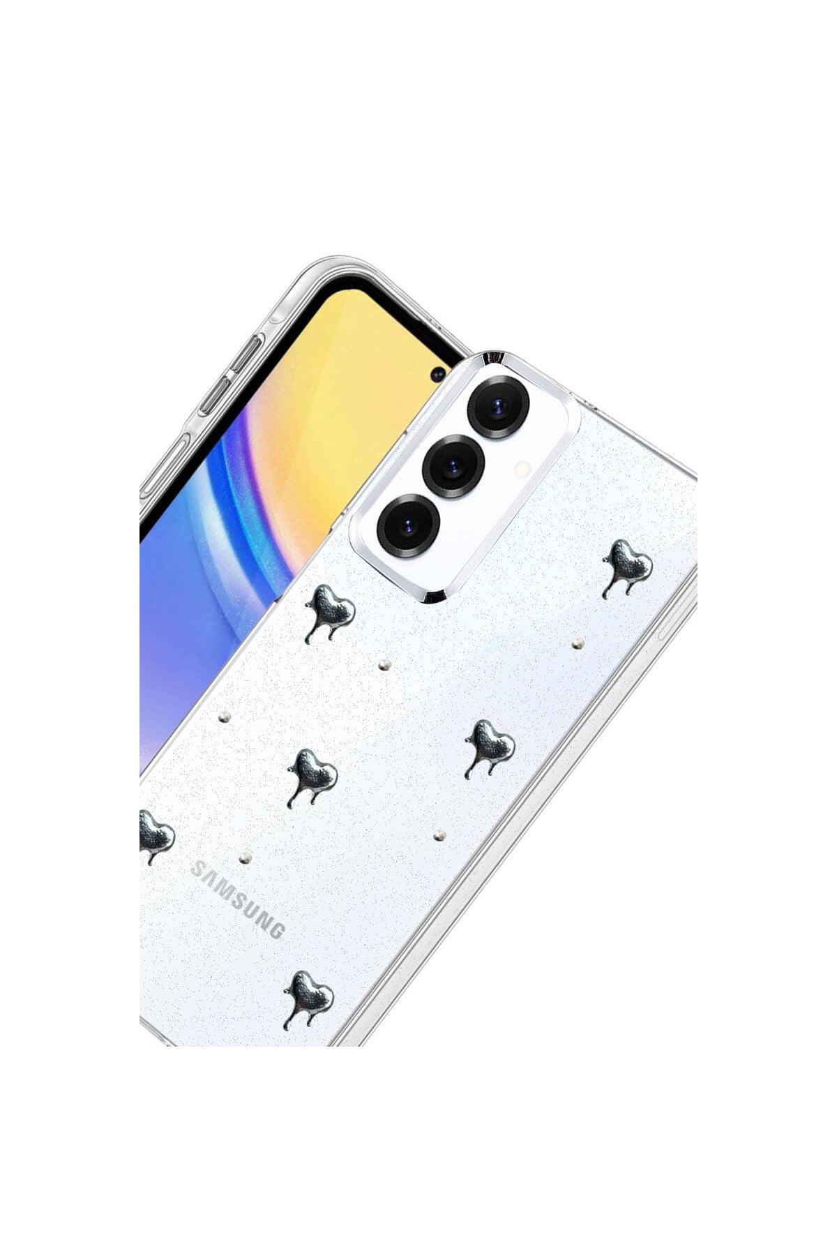 Samsung Galaxy S25 Uyumlu Fiyonk Desenli Kapak - Desen 1