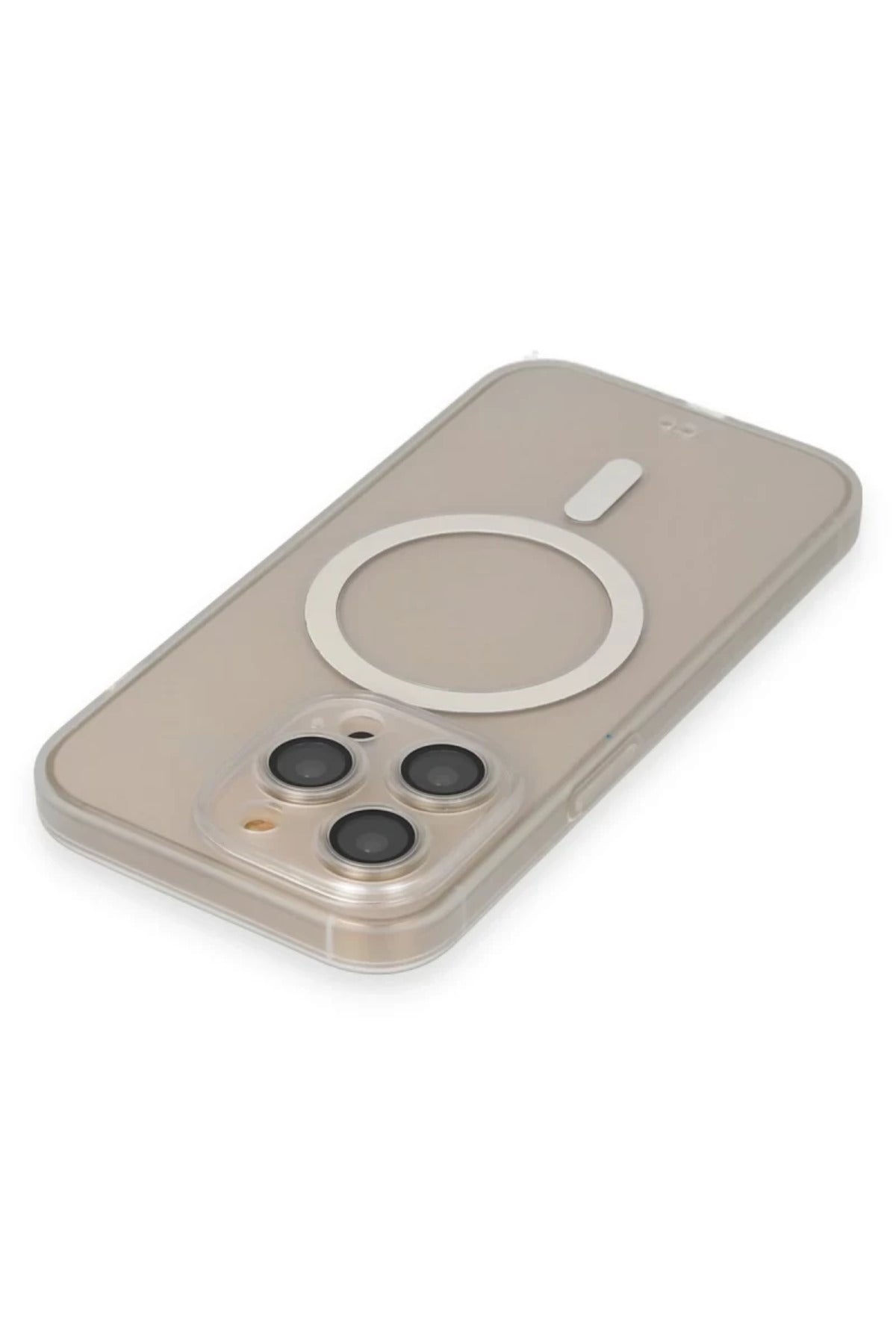 Apple iPhone 14 Pro Uyumlu Kılıf Grand Magneticsafe Kapak - Şeffaf