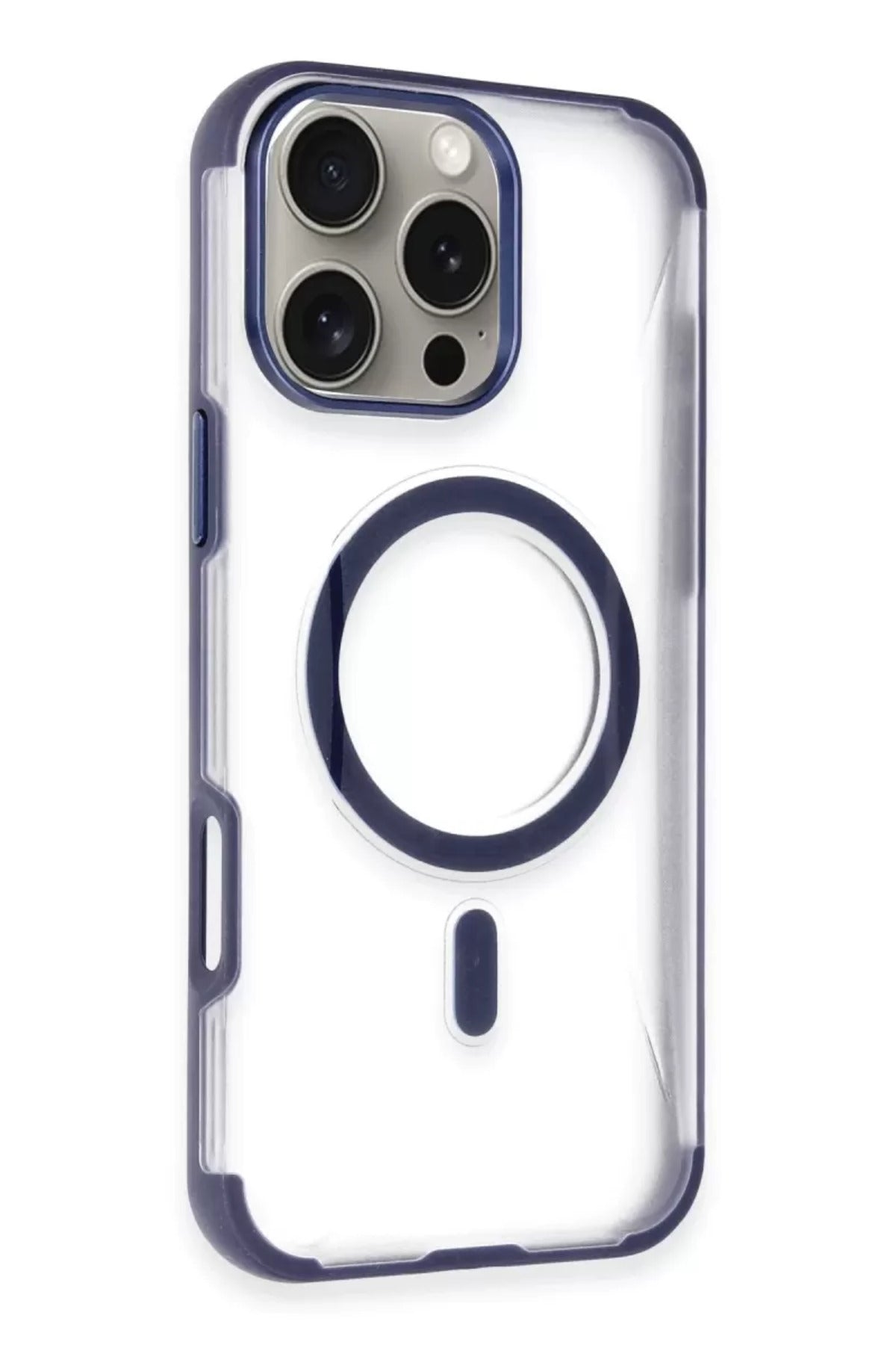 Joko Apple iPhone 14 Pro Max Uyumlu Hilton Magsafe Kapak - Lacivert