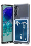 Samsung Galaxy A17 5G Uyumlu Kart Şeffaf Silikon - Şeffaf