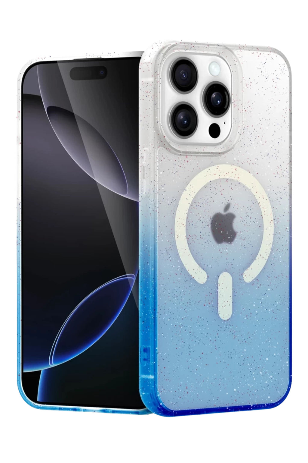 Apple iPhone 15 Pro Max Uyumlu Pummel Shiny Magsafe Kapak - Mavi