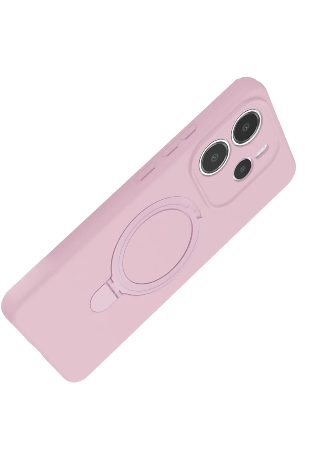 Xiaomi Redmi Note 14 4G Uyumlu Regal Magsafe Standlı Kapak - Açık Pembe