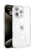 Joko Apple iPhone 16 Pro Max Uyumlu Gleam PC Sert Magsafe Kılıf - Şeffaf