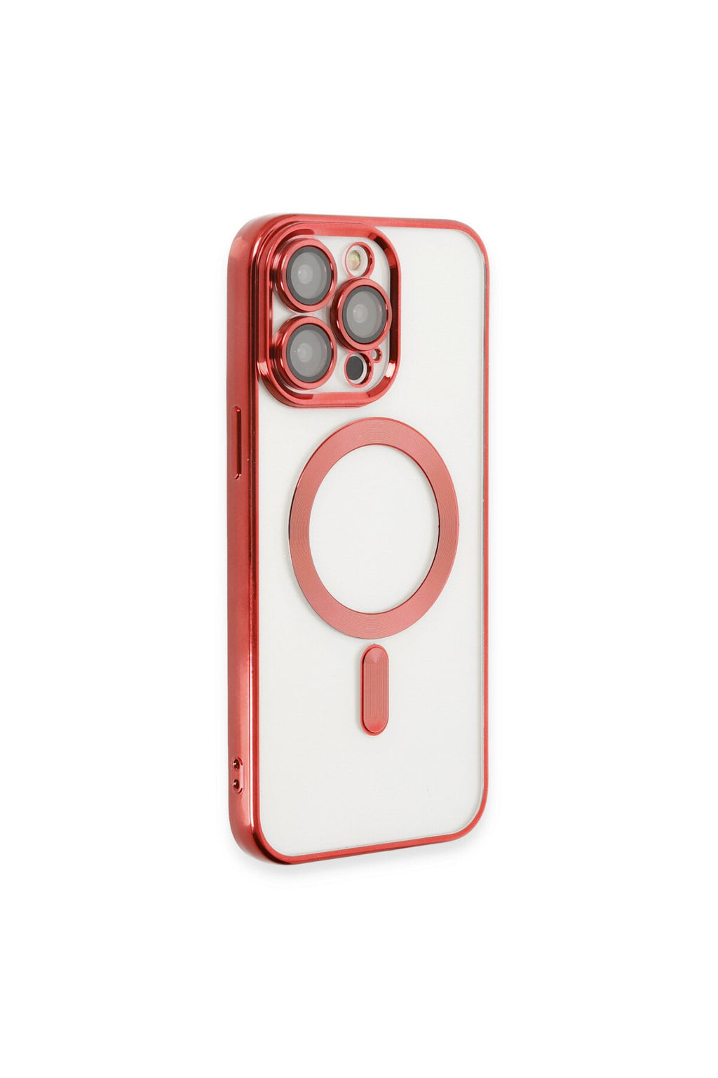 Apple iPhone 15 Pro Uyumlu Kılıf Kross Magneticsafe Kapak - Kırmızı