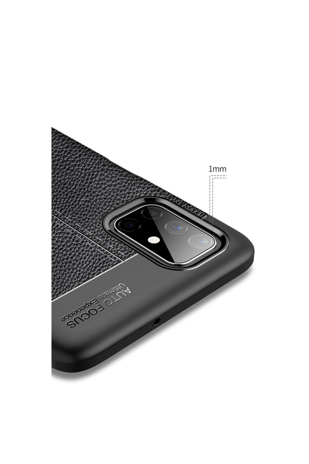 Samsung Galaxy M51 Uyumlu Kılıf Auto Focus Kapak - Siyah
