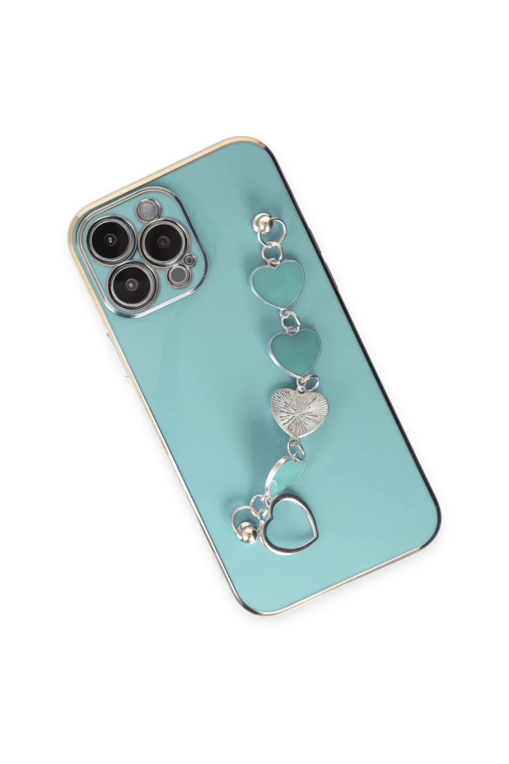 Apple iPhone 14 Pro Uyumlu Kılıf Esila Silikon - Su Yeşili