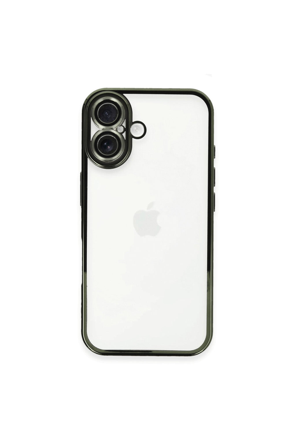 Apple iPhone 16 Plus Uyumlu Kılıf Lensli Silikon - Yeşil