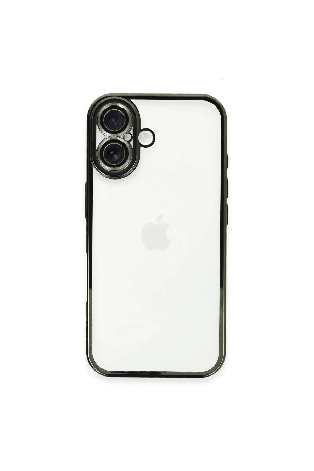 Apple iPhone 16 Plus Uyumlu Kılıf Lensli Silikon - Yeşil
