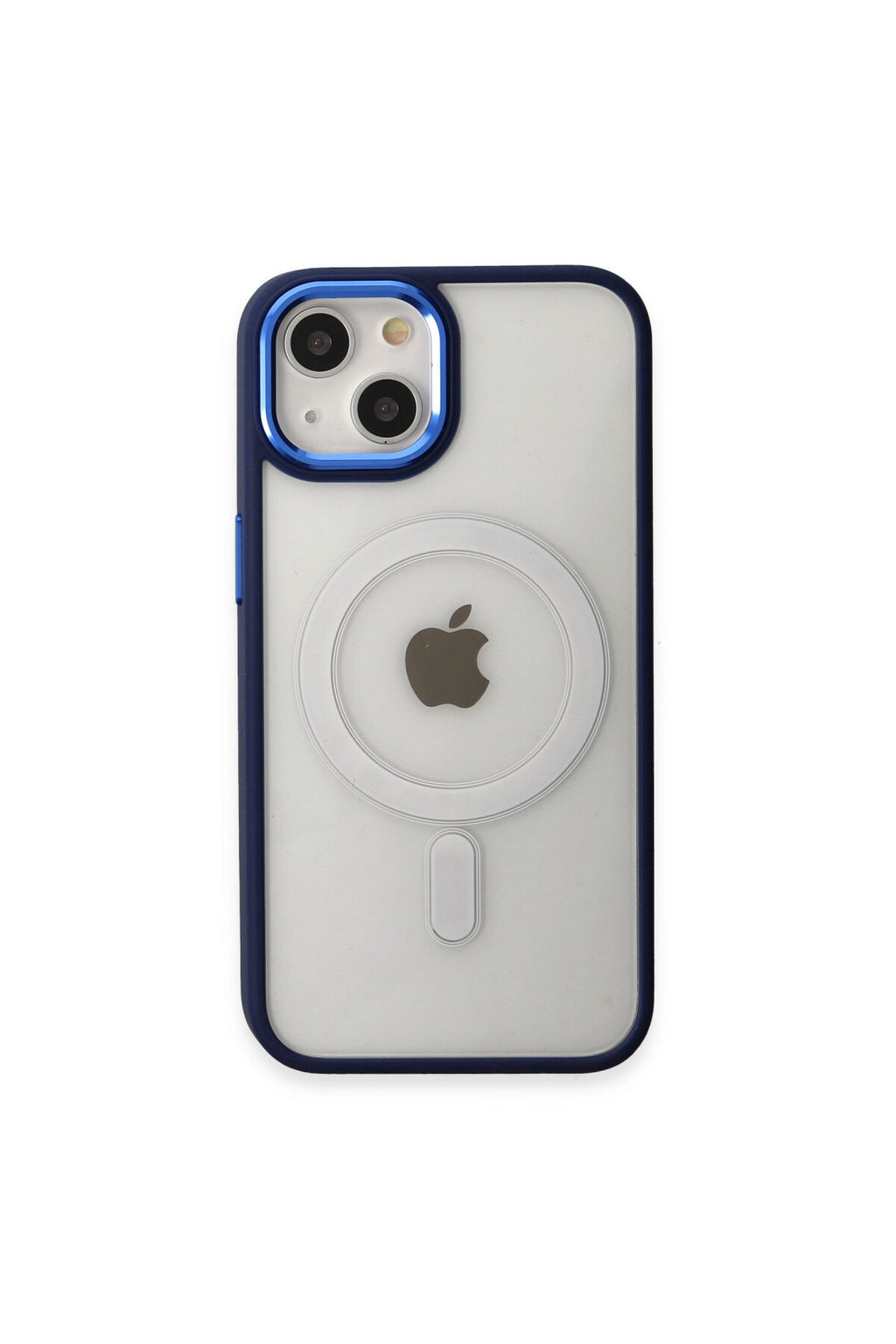 Apple iPhone 15 Pro Uyumlu Kılıf Room Magneticsafe Silikon - Lacivert