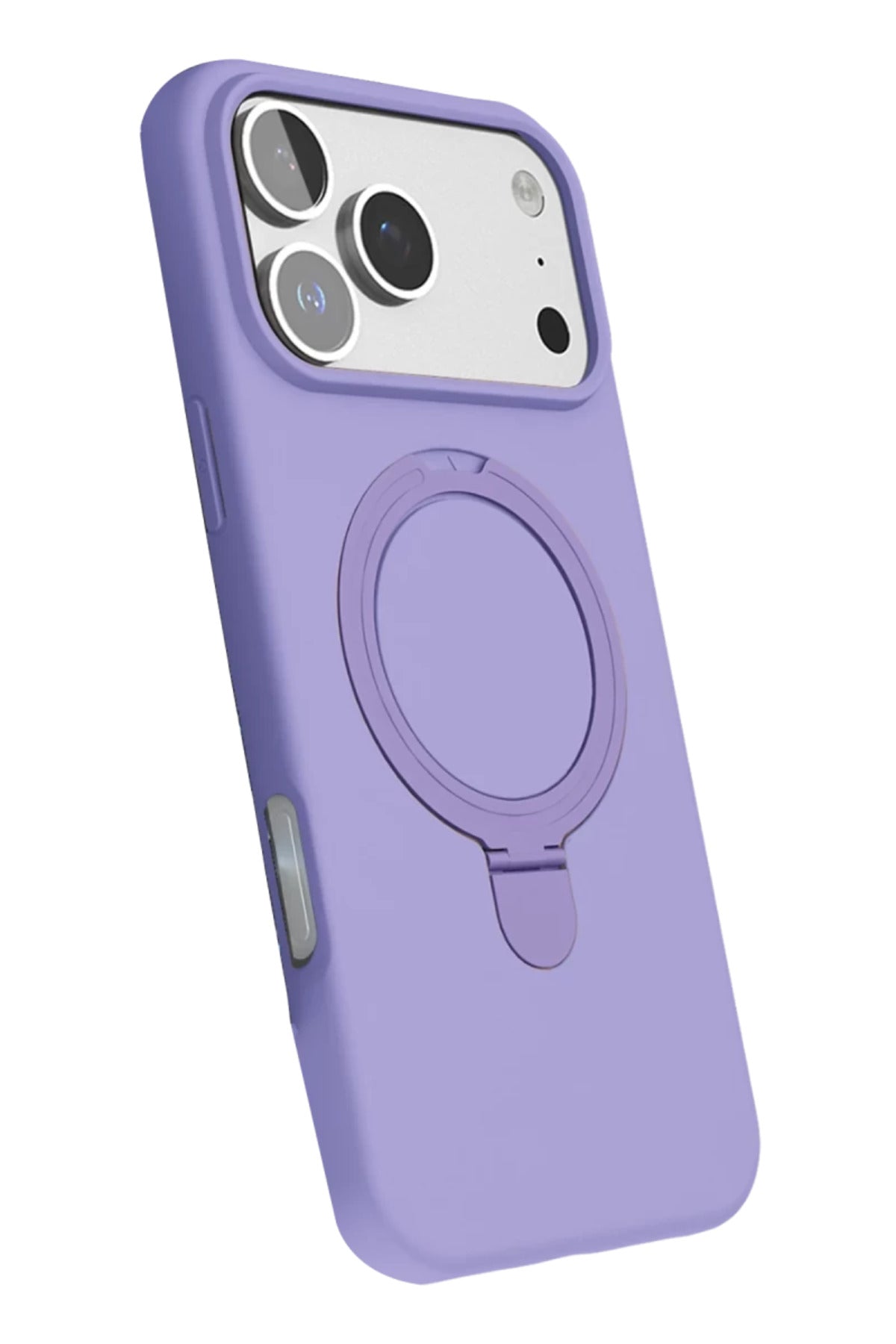 Apple iPhone 17 Pro Max Uyumlu Regal Magsafe Standlı Kapak - Lila