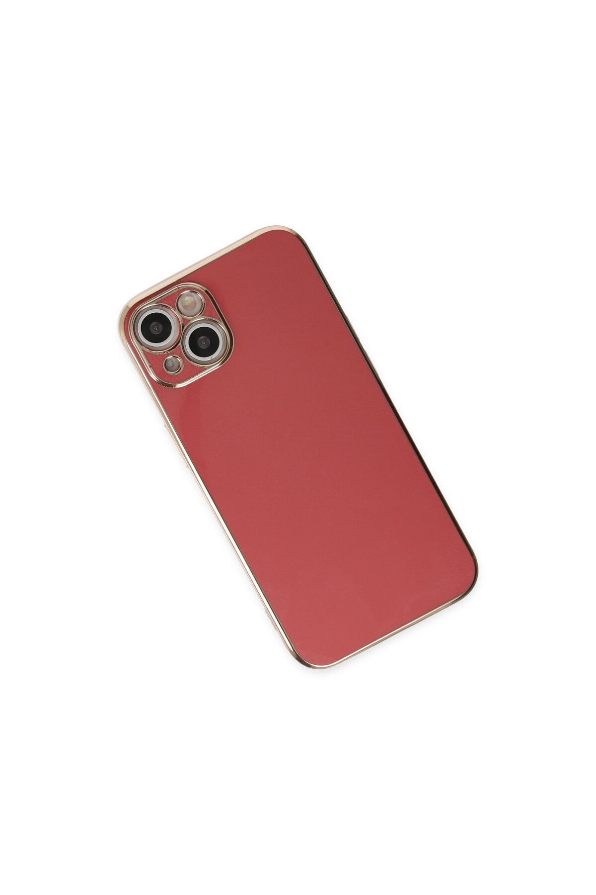 Apple iPhone 14 Uyumlu Kılıf Volet Silikon - Kırmızı