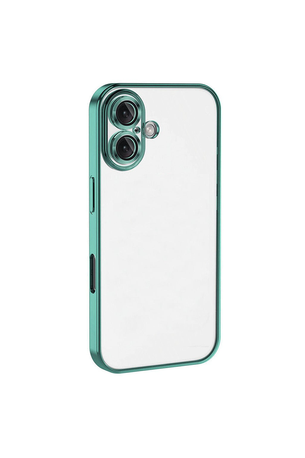 Apple iPhone 16 Plus Uyumlu Kılıf Lensli Silikon - Turkuaz
