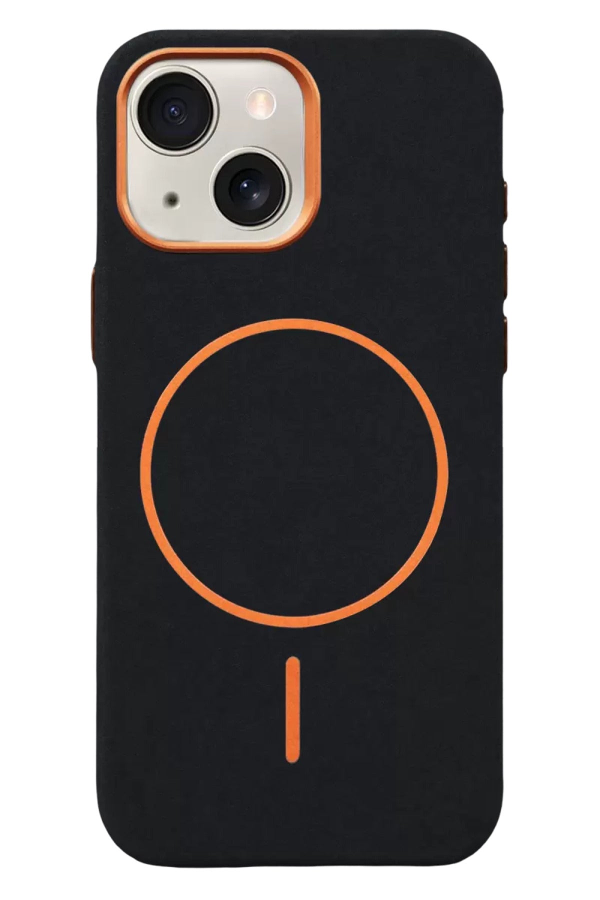 Joko Apple iPhone 14 Uyumlu Luno Deri Magsafe Kapak - Siyah