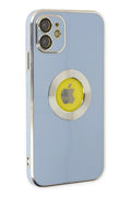 Apple iPhone 12 Uyumlu Kılıf Store Silikon - Sierra Blue