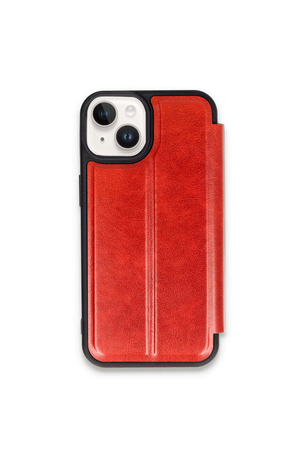 Apple iPhone 14 Uyumlu Kılıf Flip Cover - Kırmızı