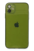 Apple iPhone 12 Uyumlu Kılıf Fly Lens Silikon - Yeşil