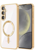 Samsung Galaxy S26 Uyumlu Kross Magneticsafe Kapak - Gold