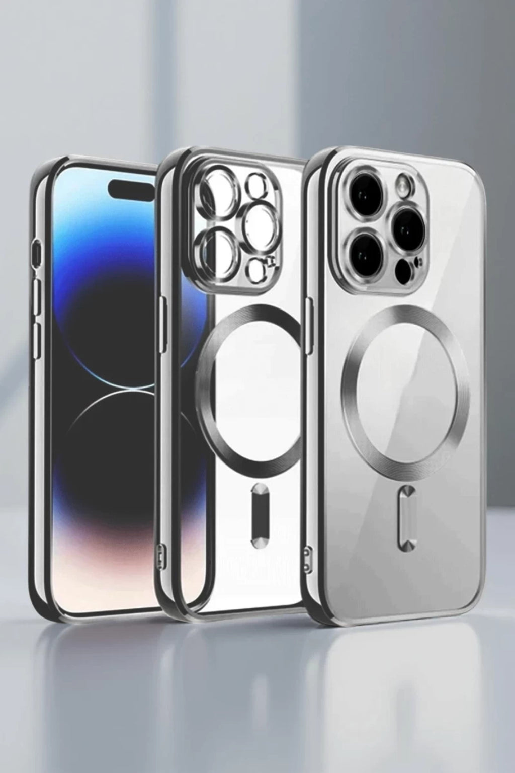 Apple iPhone 13 Pro Max Uyumlu Kılıf Kross Magneticsafe Kapak - Mor