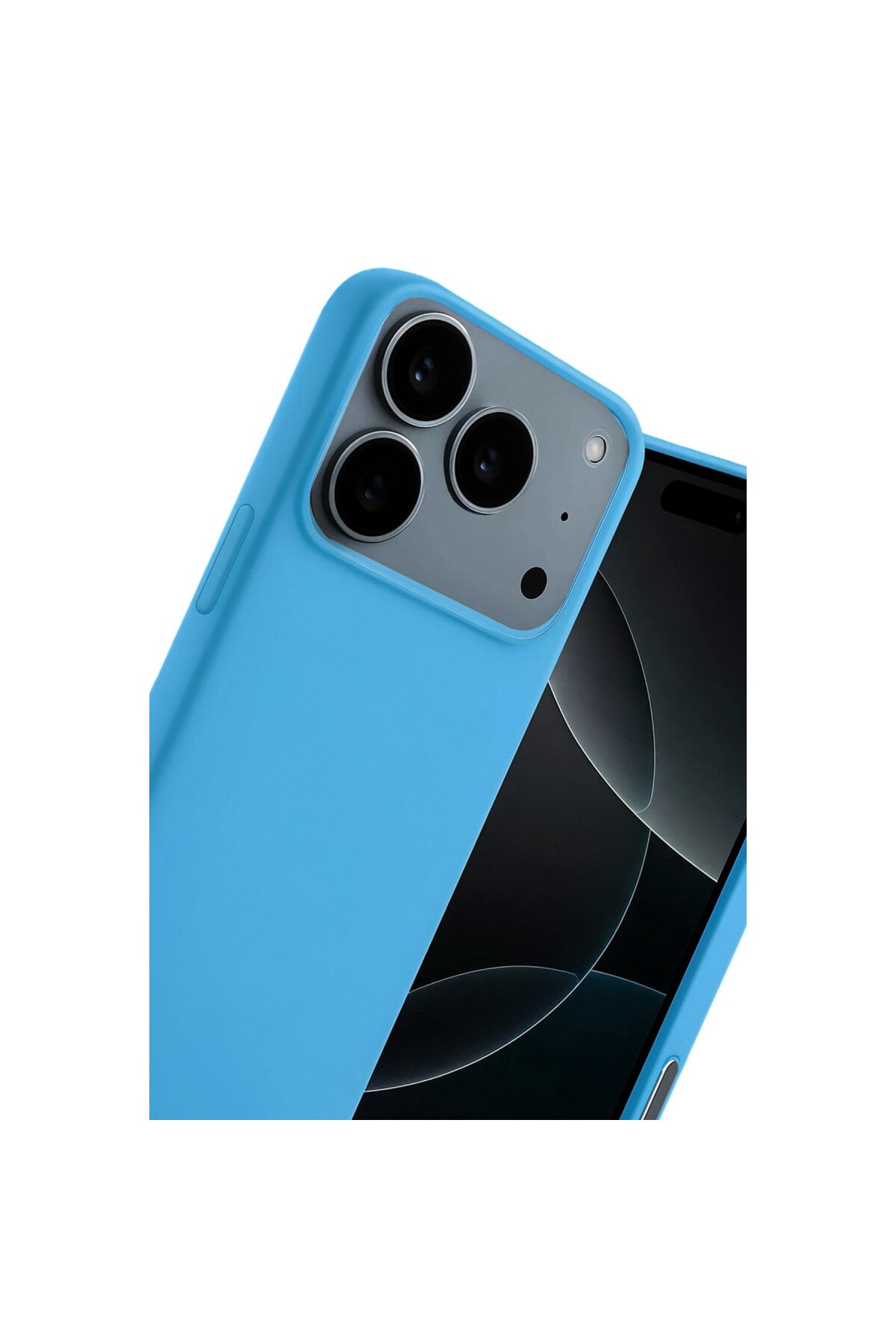 Apple iPhone 17 Pro Uyumlu Nano içi Kadife Silikon - Mavi