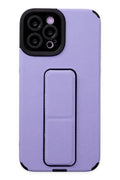 Apple iPhone 12 Pro Max Uyumlu Kılıf Mega Standlı Silikon - Lila