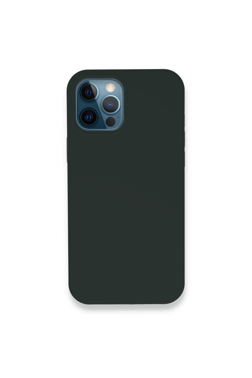 Apple iPhone 12 Pro Uyumlu Kılıf Lansman Legant Silikon - Koyu Yeşil