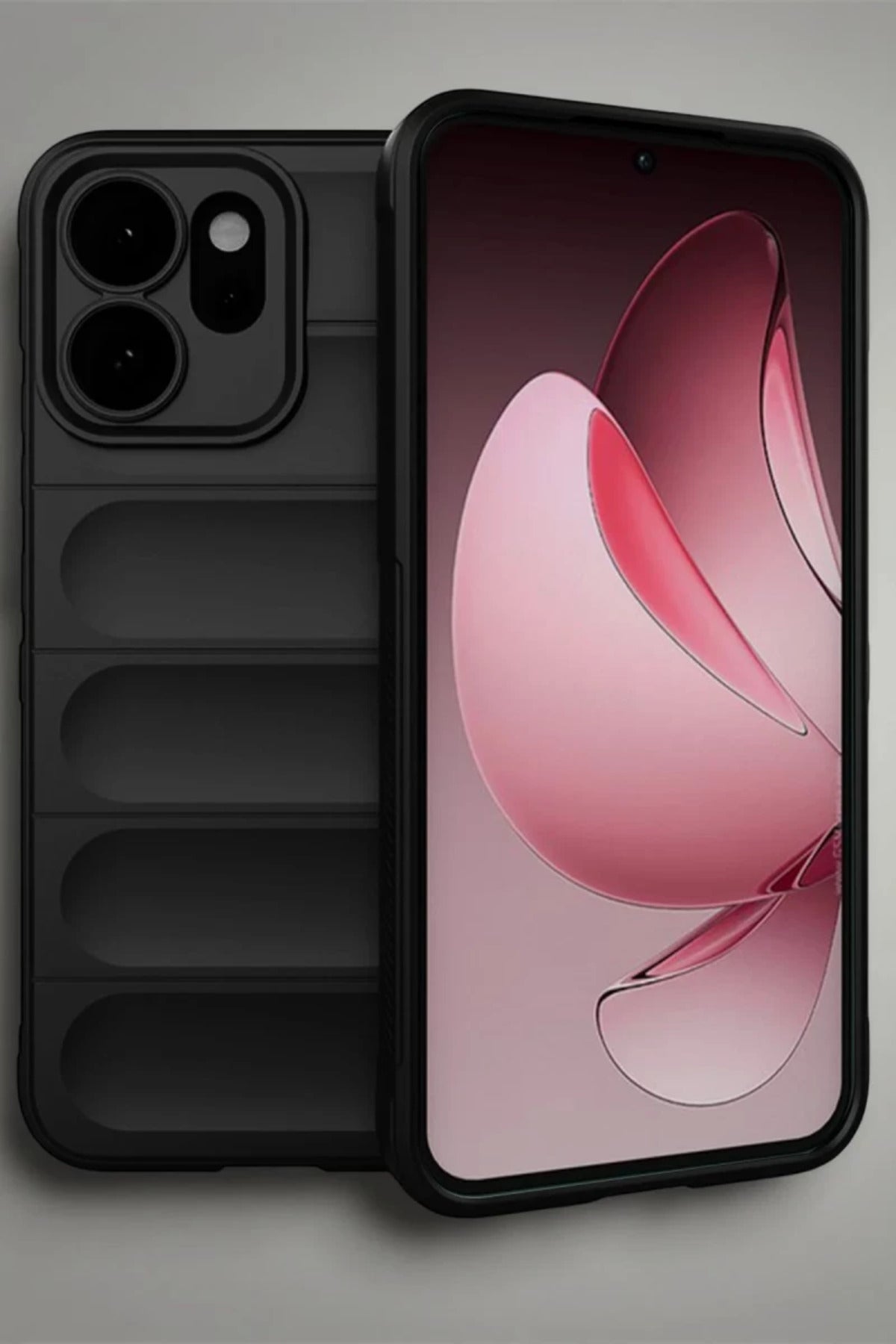 Oppo Reno 14 Uyumlu Optimum Silikon - Siyah