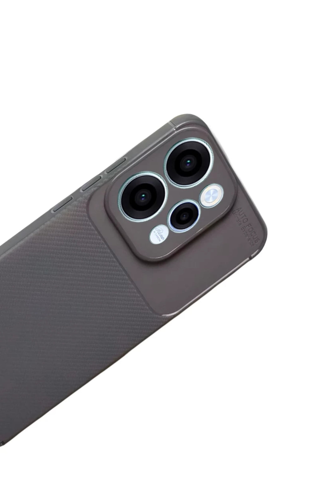 Oppo Reno 15 Uyumlu Auto Focus Karbon Kapak - Gri