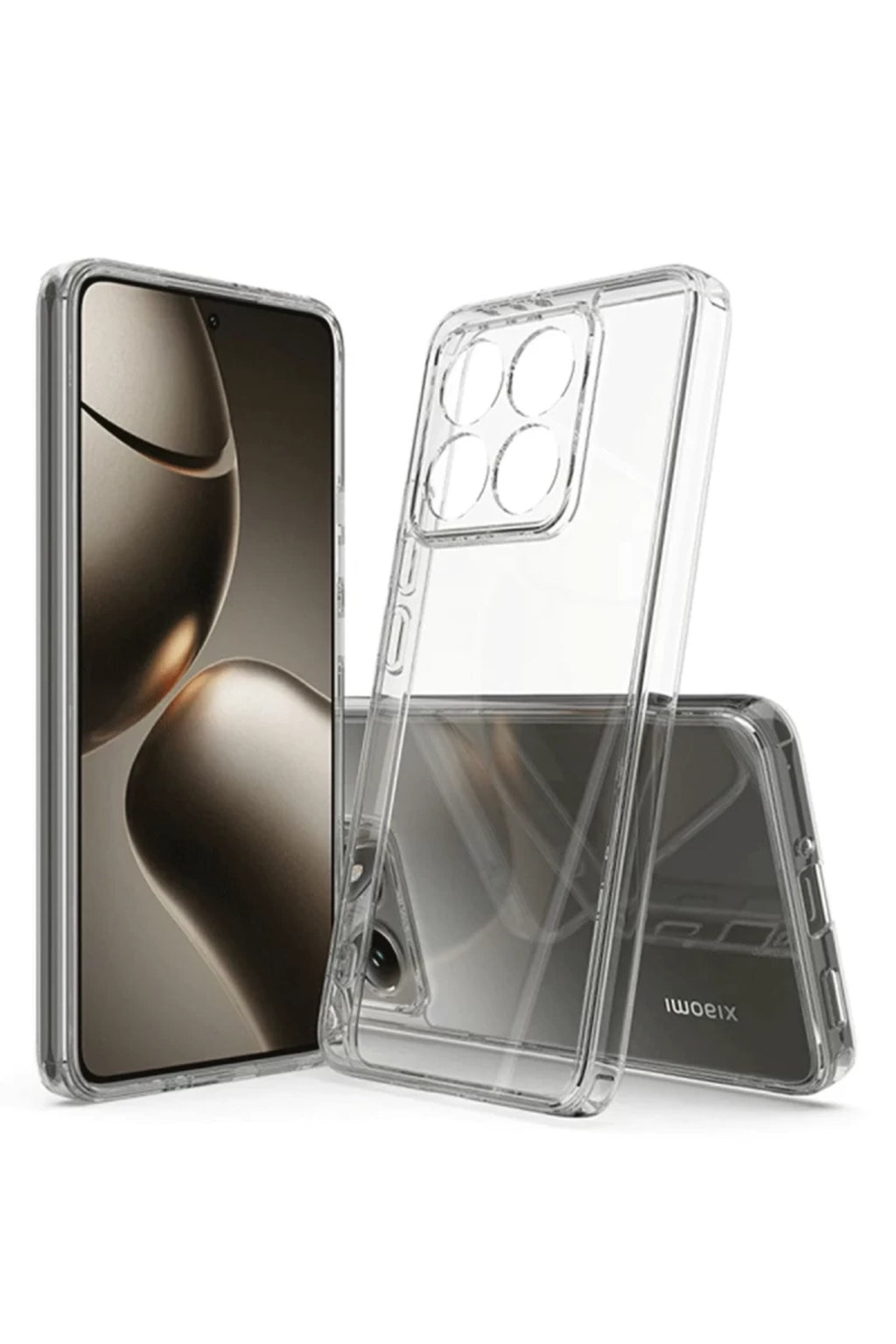 Xiaomi Mi 14T Uyumlu Kılıf Lüx Şeffaf Silikon