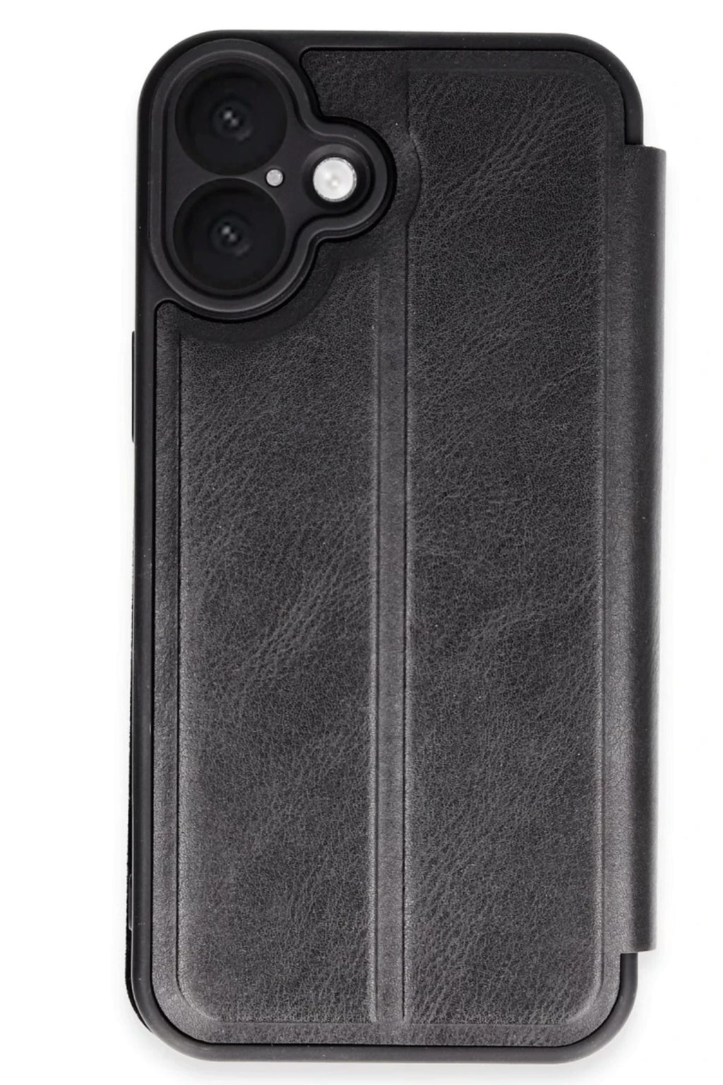 Apple iPhone 16 Plus Uyumlu Kılıf Flip Cover - Siyah