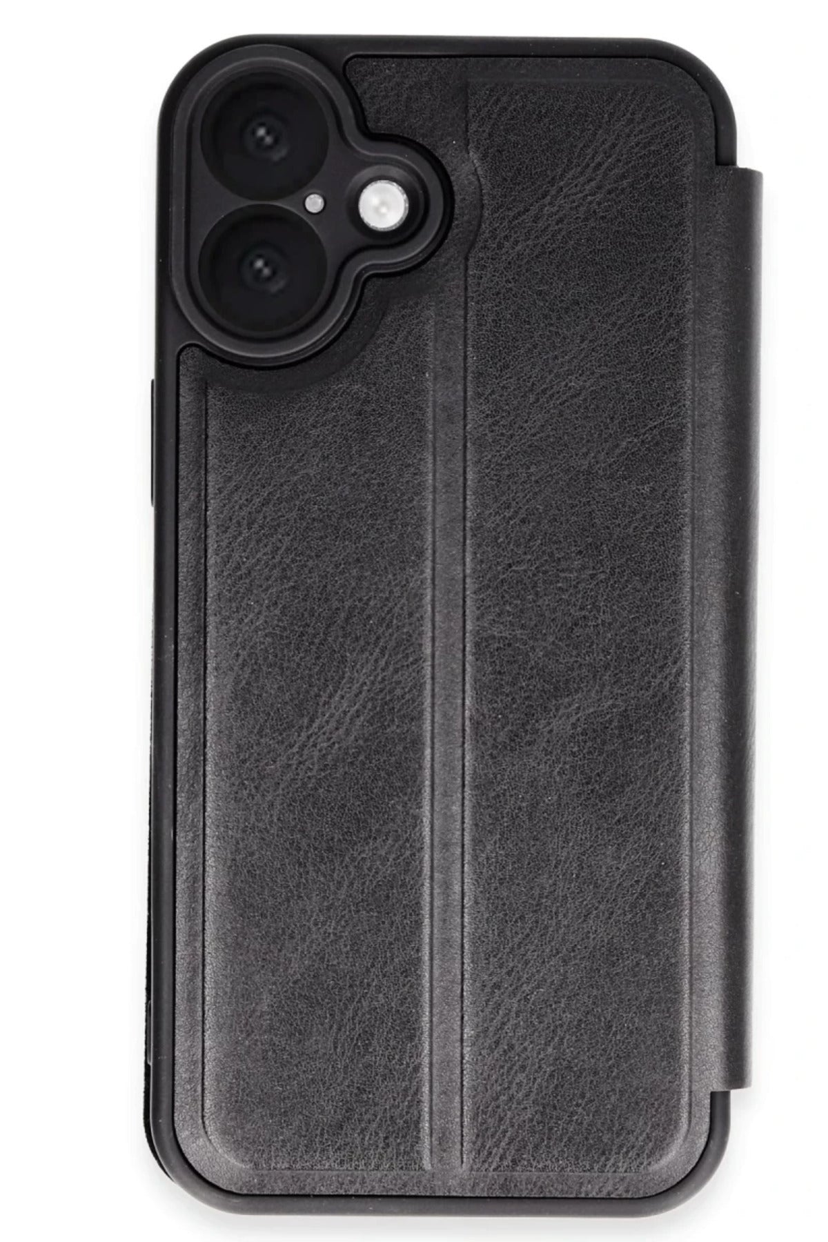 Apple iPhone 16 Plus Uyumlu Kılıf Flip Cover - Siyah