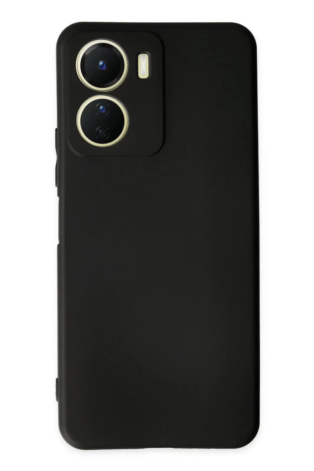 Vivo Y16 Uyumlu Kılıf First Silikon - Siyah