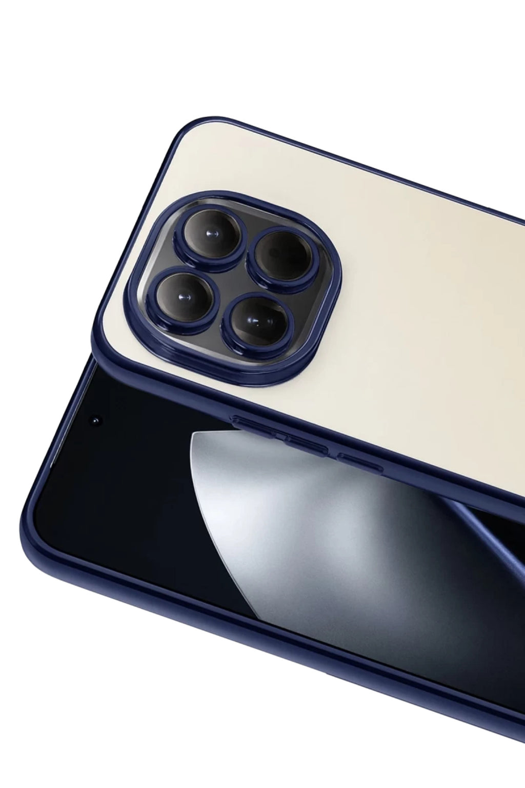 Xiaomi Mi 15 Uyumlu Lensli Silikon - Lacivert