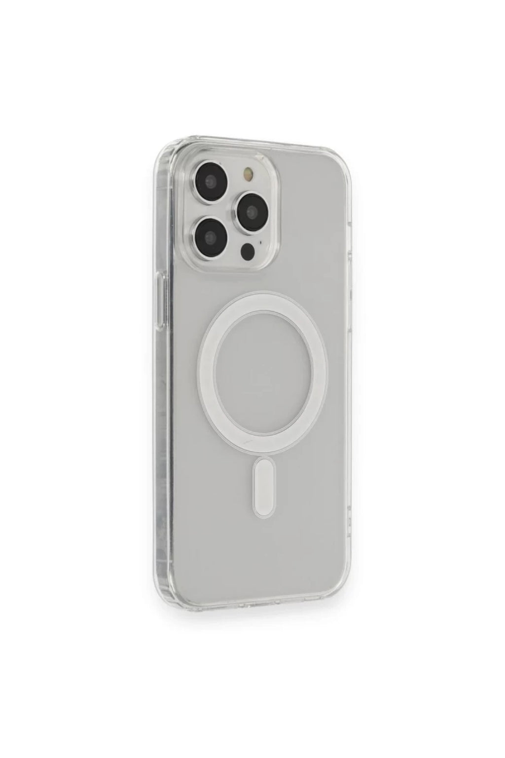 Apple iPhone 14 Pro Max Uyumlu Kılıf Matte Şeffaf Magneticsafe - Şeffaf