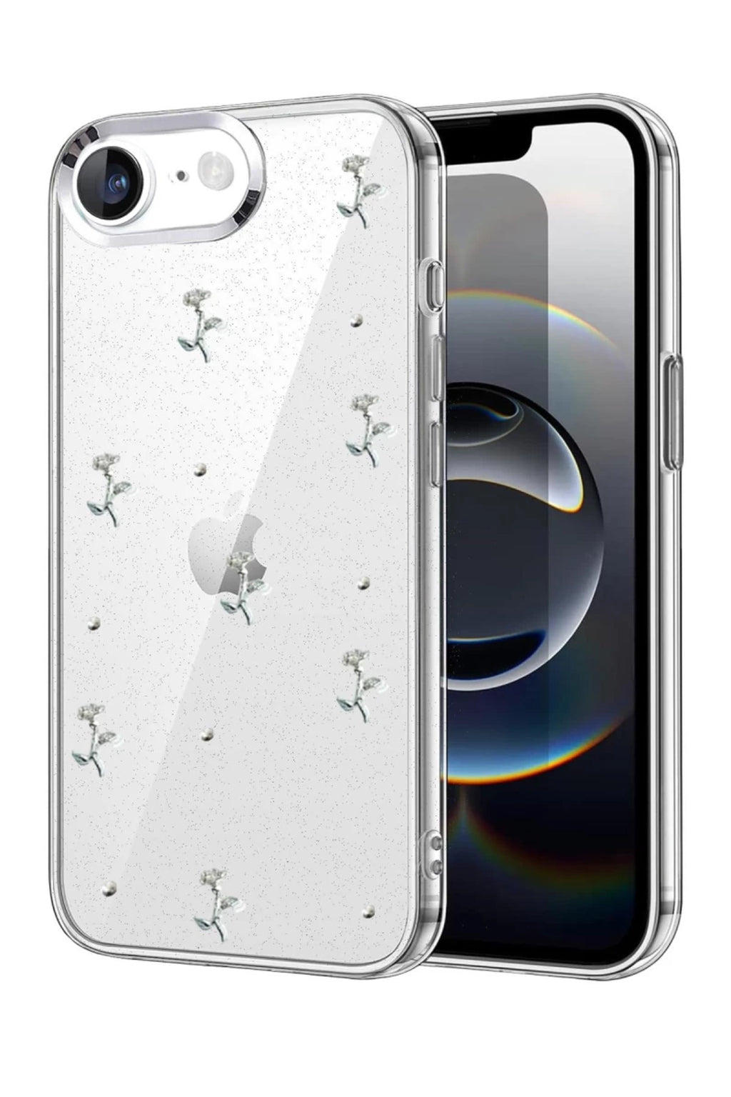 Apple iPhone 16E Uyumlu Fiyonk Desenli Kapak - Desen 4