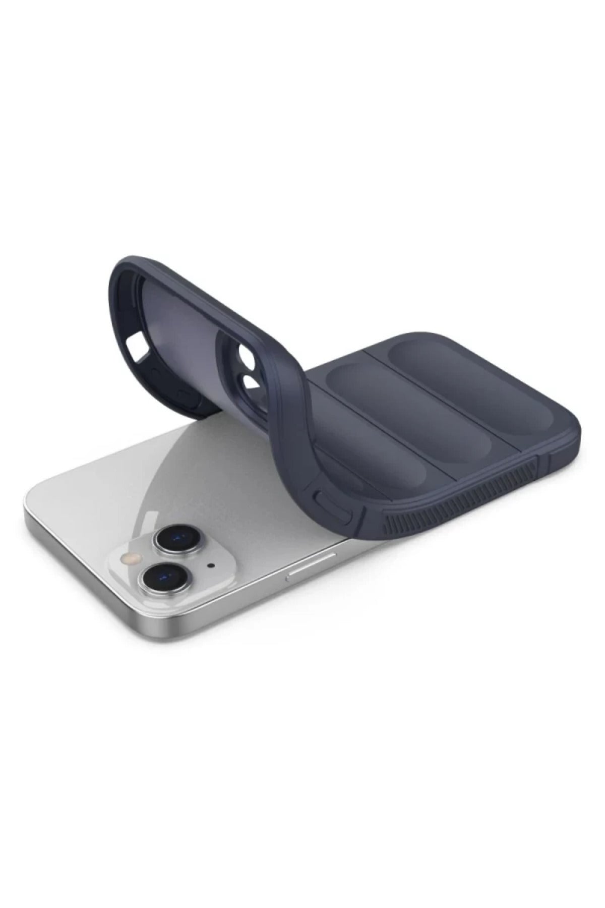 Apple iPhone 16 Plus Uyumlu Kılıf Optimum Silikon - Lacivert